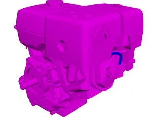 Honda GX390 Engine CAD 3D Model