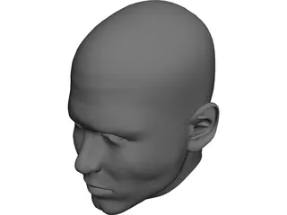 Man Head 3D Model