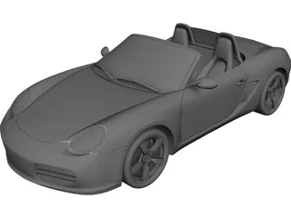 Porsche Boxster (2004) 3D Model