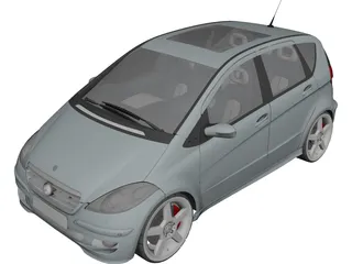 Mercedes-Benz A-Class (2005) 3D Model