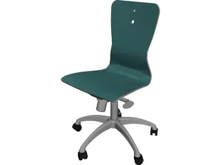 Office Chair CAD 3D Model