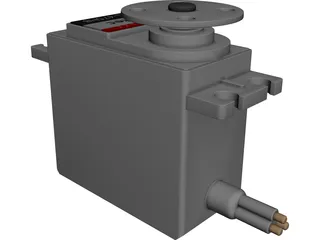 Hitec HS-475HB Servo Motor CAD 3D Model