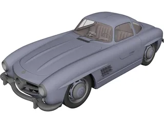 Mercedes-Benz 300 SL 3D Model