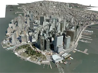 New York City Manhattan 3D Model