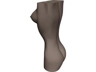 Women Body CAD 3D Model