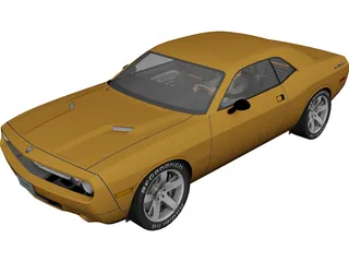 Dodge Challenger RT 3D Model