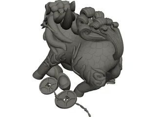 China Dragon 3D Model 3D Preview