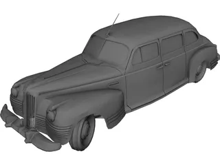ZIL ZIS 110 (1945) 3D Model 3D Preview
