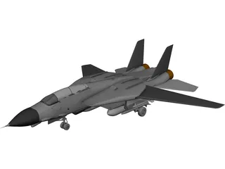 F-14 Tomcat CAD 3D Model