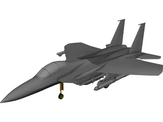 F-15A CAD 3D Model