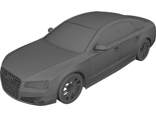 Audi A8 (2010) 3D Model