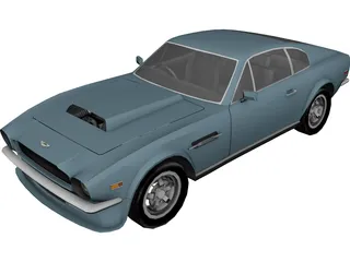 Aston Martin Vantage V8 (1977) 3D Model 3D Preview