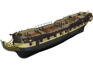 HMS Surprise 3D Model