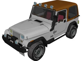 Jeep Wranger 3D Model