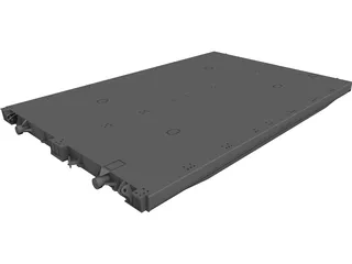 Ship Hatch Cover CAD 3D Model