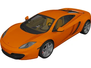 McLaren MP4-12C 3D Model