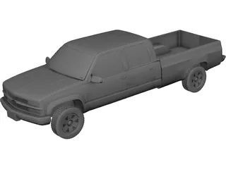Chevrolet Silverado 3D Model 3D Preview