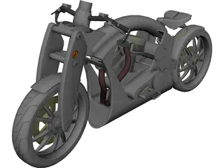 Motorcycle Yokohama 3D Model