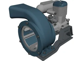 Compressor CAD 3D Model