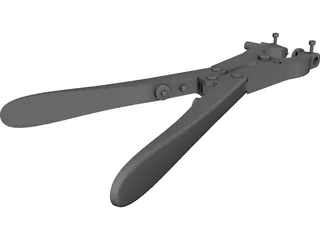 Hand Perforator CAD 3D Model