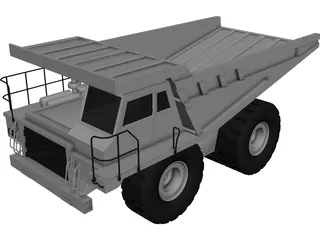 Mine Truck 3D Model