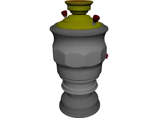 Pot Kettle CAD 3D Model
