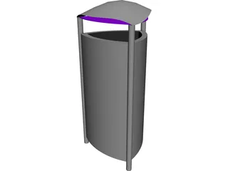 Trash Can 3D Model