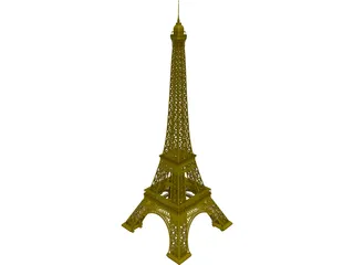 Eiffel Tower 3D Model