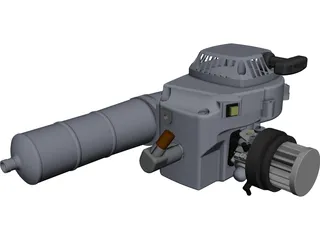 Zenoah 270 RC 3D Model