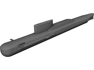 Sarov Class Submarine 3D Model