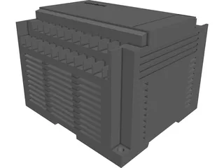 Mitsubishi PLC CAD 3D Model