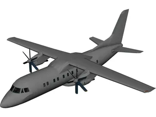 Antonov An-140 3D Model