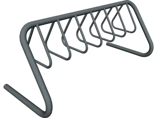 Bike Rack 3D Model