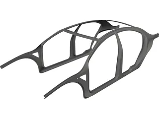 Car Pillar CAD 3D Model