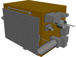 STSAT-2 CAD 3D Model