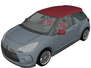 Citroen DS3 Sport (2011) 3D Model