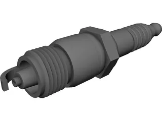 Sparkplug CAD 3D Model