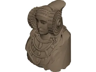 Maya Head 3D Model