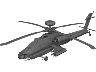 Boeing AH-64 Apache 3D Model