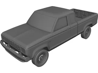 Ford Ranger LTX (1998) 3D Model