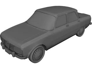 Alfa Romeo Giulia (1970) 3D Model