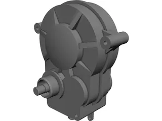 Quaife QBA2R Drivebox CAD 3D Model