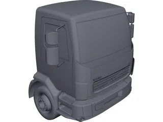 Volvo FL Cabin CAD 3D Model