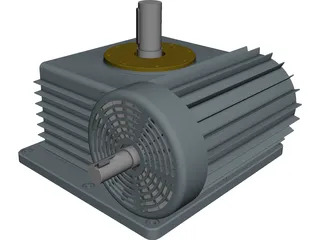 Electric Motor CAD 3D Model