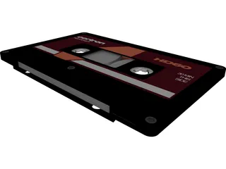 Cassette Tape 3D Model