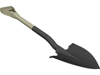 Shovel 3D Model 3D Preview