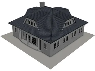 House Amsterdam Holland 3D Model