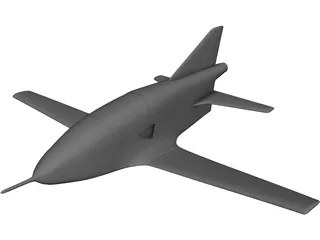 Bede BD-5J Micro Jet 3D Model