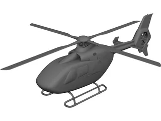Eurocopter EC-135 CAD 3D Model