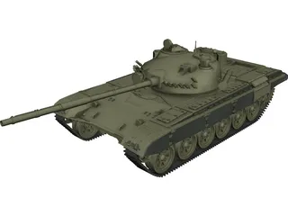 T-72 Ural 3D Model